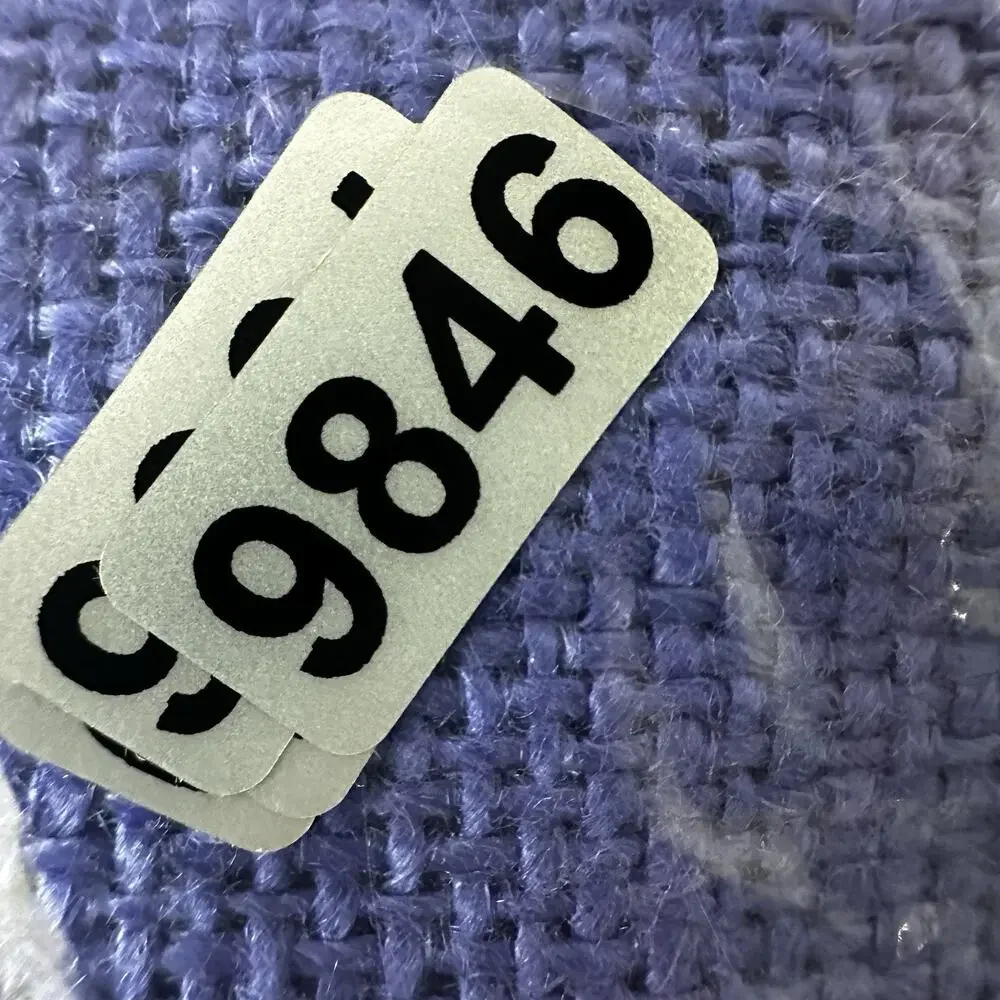 Maralyce Ferree Jacket Womens Small Purple Toggle Button Linen Boxy Lagenlook - Picture 10 of 10